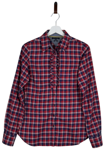Przejdź do produktu Tommy Hilfiger koszula damska w czerwono-niebieską kratę 36 stan idealny