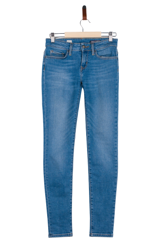 Przejdź do produktu Tommy Hilfiger, damskie jeansy, niebieski denim, fason skinny. 25/32