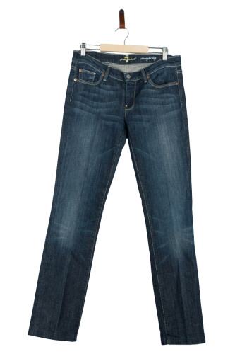 Przejdź do produktu 7 for all mankind damskie jeans niebieskie z przejaśnieniami roz 30 idealne