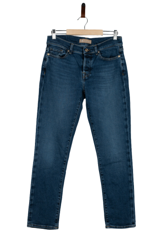 Przejdź do produktu 7 for all mankind damskie jeansy niebieskie rozm 27 stan idealny