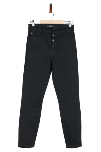 Przejdź do produktu 7 For All Mankind jeans damskie 27 czarne skinny stan idealny