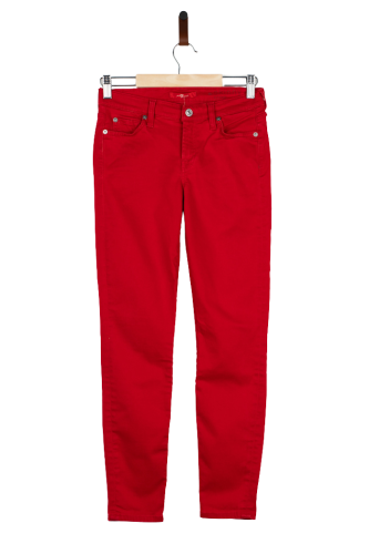 Przejdź do produktu 7 For All Mankind jeans damskie czerwone 26 skinny
