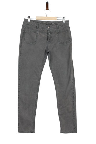 Przejdź do produktu Closed spodnie damskie szare jeans 30 slim wygodne