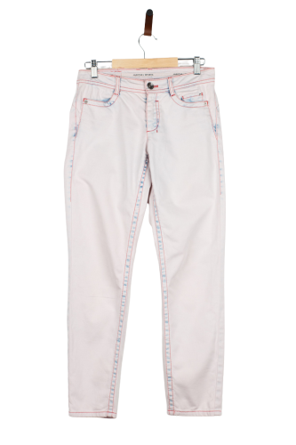 Przejdź do produktu Marc Cain Sports unikatowe i stylowe jeans damskie jasnoróżowe 36 slim