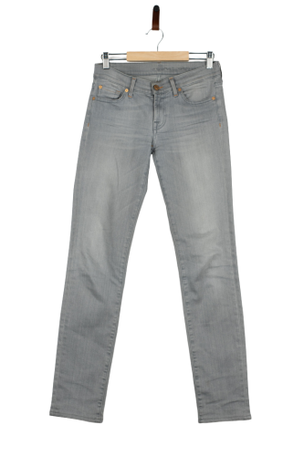 Przejdź do produktu 7 For All Mankind jeans damskie szare spodnie 28 skinny premium