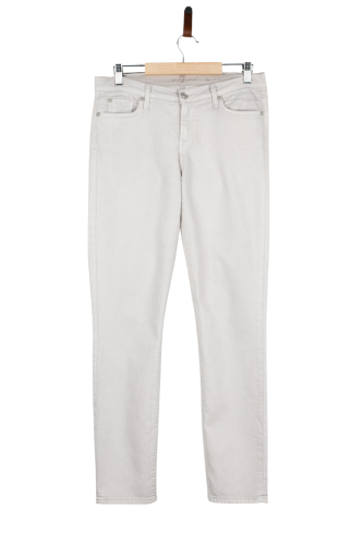 Przejdź do produktu 7 For All Mankind spodnie damskie 30 jasnoszare skinny premium