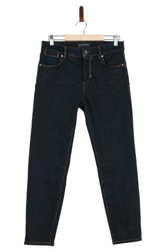 Przejdź do produktu Sportmax jeansy granatowe damskie 26 skinny klasyczne denim