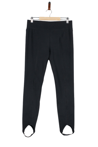 Przejdź do produktu Helmut Lang legginsy czarne damskie L z paskiem pod stopę elastyczne