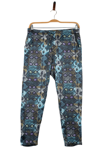 Przejdź do produktu Hugo Boss Orange spodnie damskie multicolor M/L lejące wzór premium casual