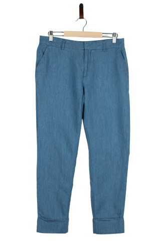 Przejdź do produktu Closed spodnie damskie niebieskie 27 proste denim premium