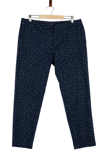 Przejdź do produktu Tommy Hilfiger spodnie granatowe damskie 12 wzór  serduszka regular