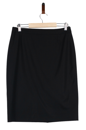 Przejdź do produktu Hugo Boss Black Label spódnica czarna 38 ołówkowa elegancka midi biznes.