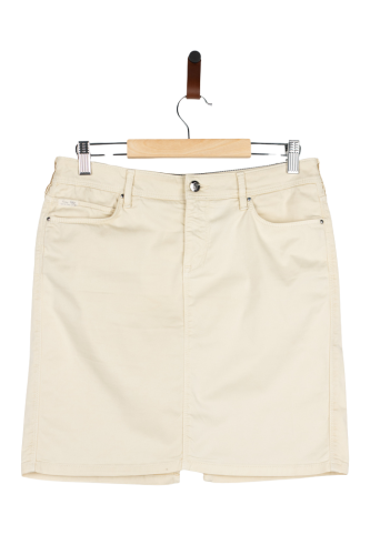 Przejdź do produktu Tommy Hilfiger spódnica beżowa 36 mini regular casual klasyczna