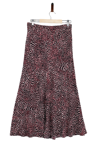 Przejdź do produktu Tommy Hilfiger spódnica midi multicolor 36 wzorzysta lekka rozkloszowana efektowna