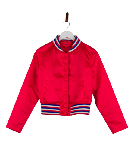 Przejdź do produktu Tommy Hilfiger cudowna damska kurtka bomberka czerwona 34