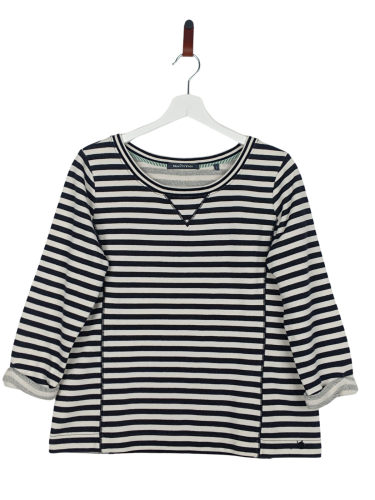 Przejdź do produktu Marc O’Polo damska bluza pasiasta czarno-biała S oversize casual