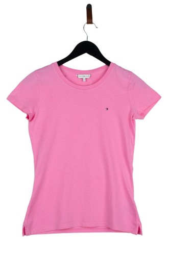 Przejdź do produktu Tommy Hilfiger śliczny damski t-shirt różowy S stan idealny