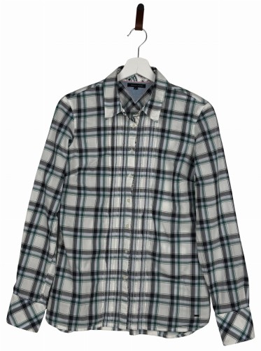 Przejdź do produktu Tommy Hilfiger damska koszula w kratę multicolor 38 casual stan idealny
