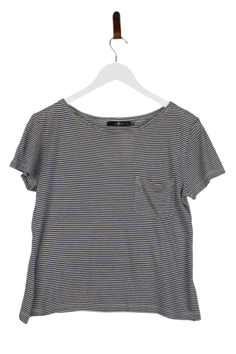 Przejdź do produktu 7 For All Mankind damski t-shirt w paski multicolor rozmiar M stan idealny