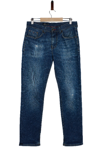 Przejdź do produktu Tommy Hilfiger damskie jeansy proste 32-30 ciemny denim stan bardzo dobry