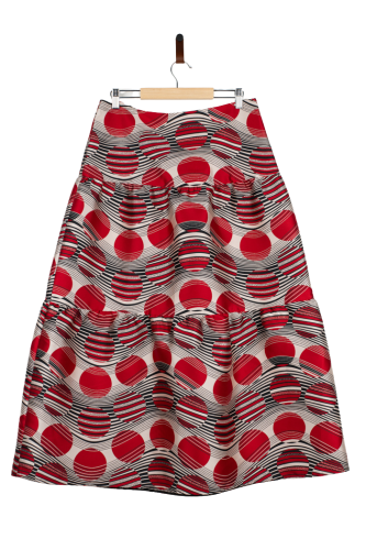 Przejdź do produktu Red Valentino śliczna spódnica damska 44 we wzory stan bardzo dobry