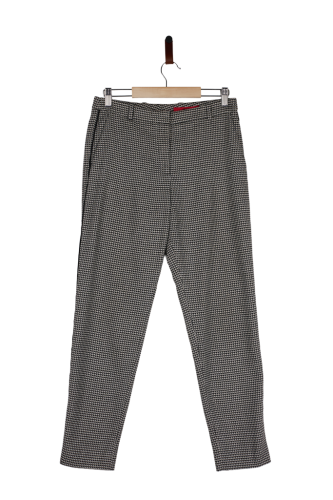 Przejdź do produktu Hugo Boss Red Label damskie spodnie w drobną kratkę 36 bardzo dobry stan