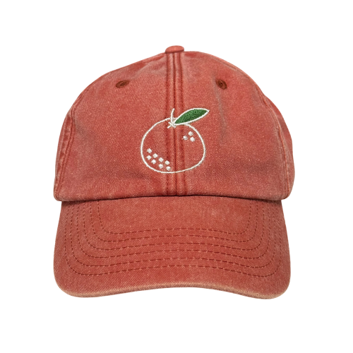 Przejdź do produktu TakaPara pomarańczowa czapka z daszkiem - POMARAŃCZA