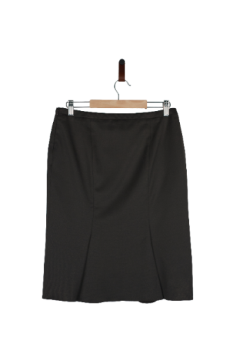 Przejdź do produktu Armani Collezioni elegancka spódnica ołówkowa ciemny brąz rozm. 42