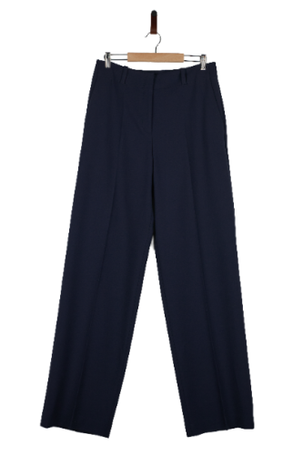 Przejdź do produktu Hugo Boss Red Label granatowe eleganckie spodnie damskie 40 stan jak nowe!