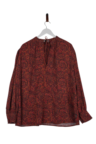 Przejdź do produktu Calvin Klein wyjątkowa damska bluzka paisley multikolor 40 jak nowa!