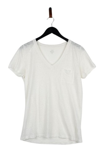 Przejdź do produktu J.Crew T-shirt biały M  minimalistyczny cienki stan bardzo dobry