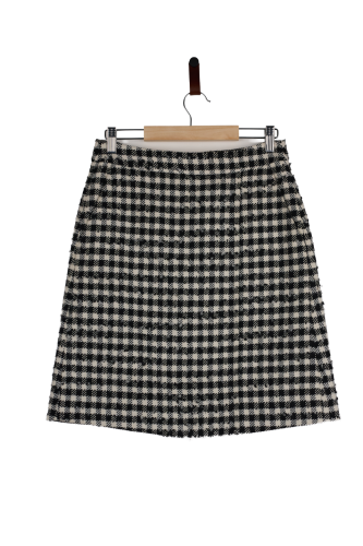 Przejdź do produktu Riani elegancka damska spódnica w kratę przed kolano 36 nowa bez metki!