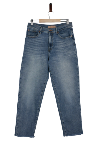 Przejdź do produktu 7 For All Mankind wyjątowe damskie jeansy niebieskie 28 stan bardzo dobry