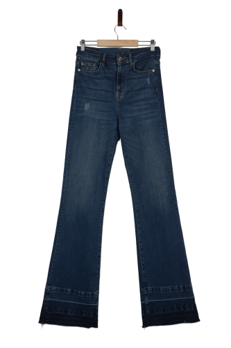 Przejdź do produktu 7 For All Mankind damskie jeansy dzwony niebieskie 28 stan bardzo dobry