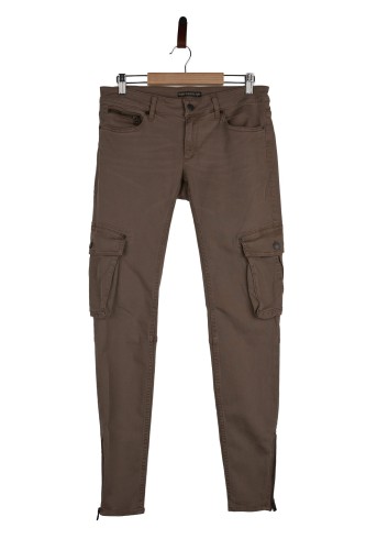Przejdź do produktu Drykorn śliczne damskie jeansy cargo brązowe 29/34 stan bardzo dobry