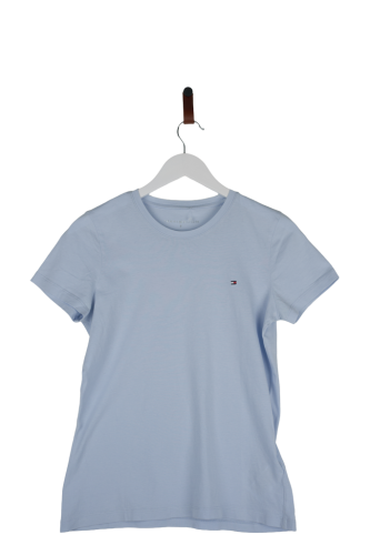 Przejdź do produktu Tommy Hilfiger klasyczny damski t shirt niebieski S stan bardzo dobry