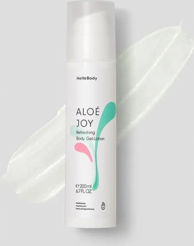 Przejdź do produktu Orzeźwiający żel-balsam do ciała HelloBody ALOÉ JOY aleosowa gładkość 200ml