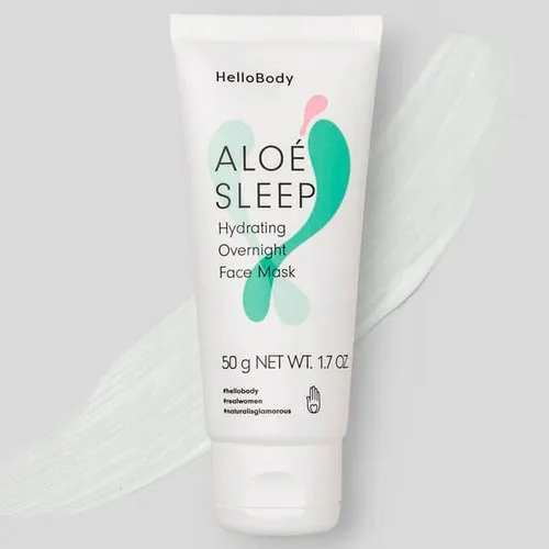 Przejdź do produktu Nawilżająca maseczka do twarzy na noc HelloBody ALOÉ SLEEP 50 ml