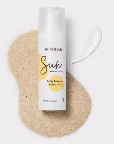 Przejdź do produktu Lekki balsam do twarzy z filtrem SPF 25 HelloBody SUN Daily Defense Balm