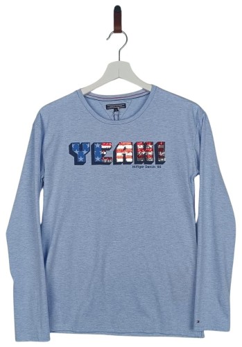 Przejdź do produktu Tommy Hilfiger damska bluzka niebieska rozm 16 long sleeve nowe z metką