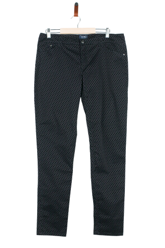 Przejdź do produktu Armani Jeans damskie spodnie, ciemnoszare w groszki, rozmiar 32, stan idealny