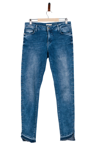 Przejdź do produktu Rich & Royal damskie spodnie jeans niebieskie z przejaśnieniami