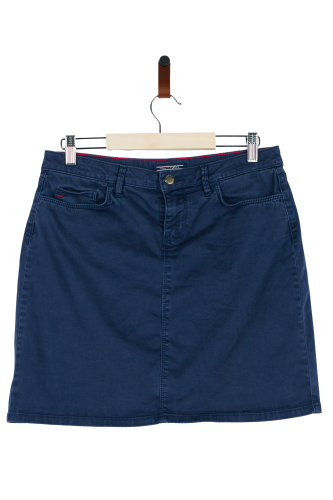 Przejdź do produktu Tommy Hilfiger spódnica granatowa, prosty fason, rozmiar M, stan idealny