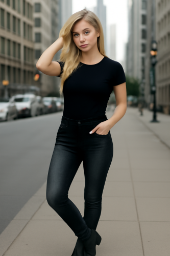 Przejdź do produktu Just Cavalli damskie spodnie jeansowe, ciemny denim, rozmiar 26, stan idealny