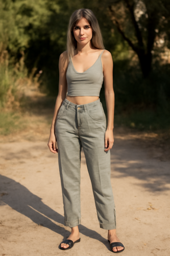 Przejdź do produktu Marc O'Polo damskie spodnie jeans, kolor szary, ciekawy fason, rozmiar 28, stan idealny