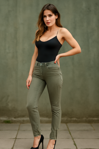 Przejdź do produktu Marc O'Polo damskie spodnie jeansy, kolor khaki, rozmiar 28, stan idealny