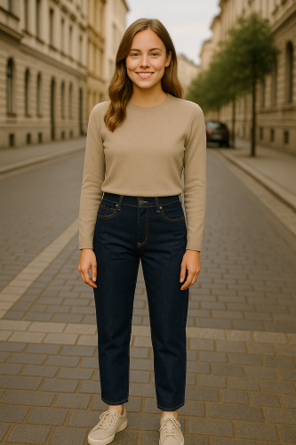 Przejdź do produktu Lacoste damskie spodnie, jeansowe, ciemny denim, rozmiar W35, stan idealny