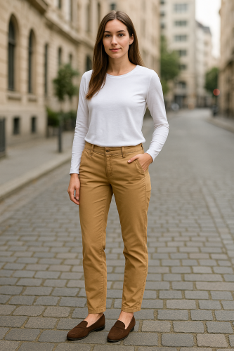 Przejdź do produktu Marc O'Polo damskie spodnie, kolor camel, rozmiar 34, stan idealny