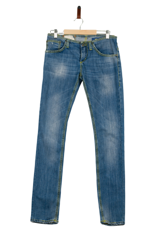 Przejdź do produktu Dondup damskie spodnie jeansowe, denim cieniowane, rozmiar 26, stan idealny